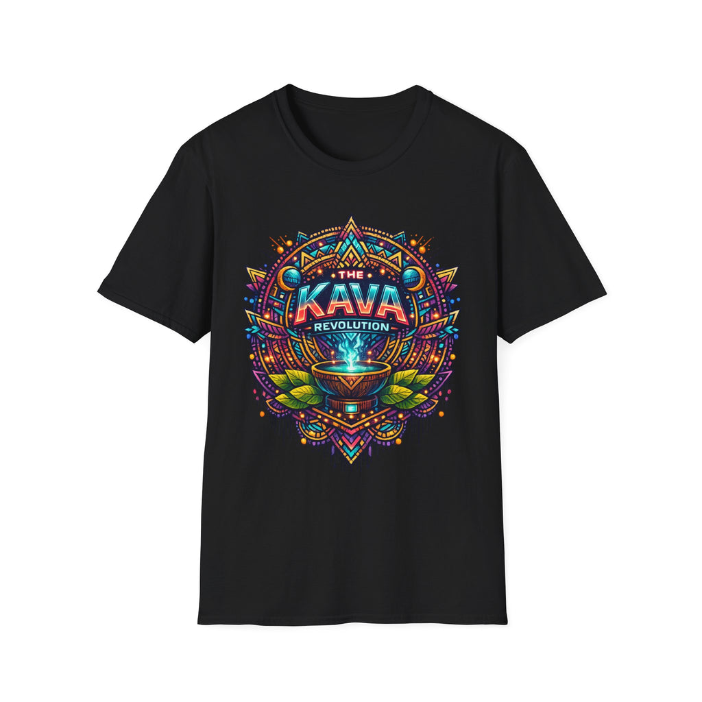 Kava Revolution T-Shirt — Psychedelic Tribal Kava Cup Design