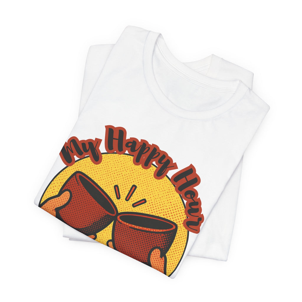 New Happy Hour Has No Hangover T-Shirt | Cheers Cocktail Graphic Tee