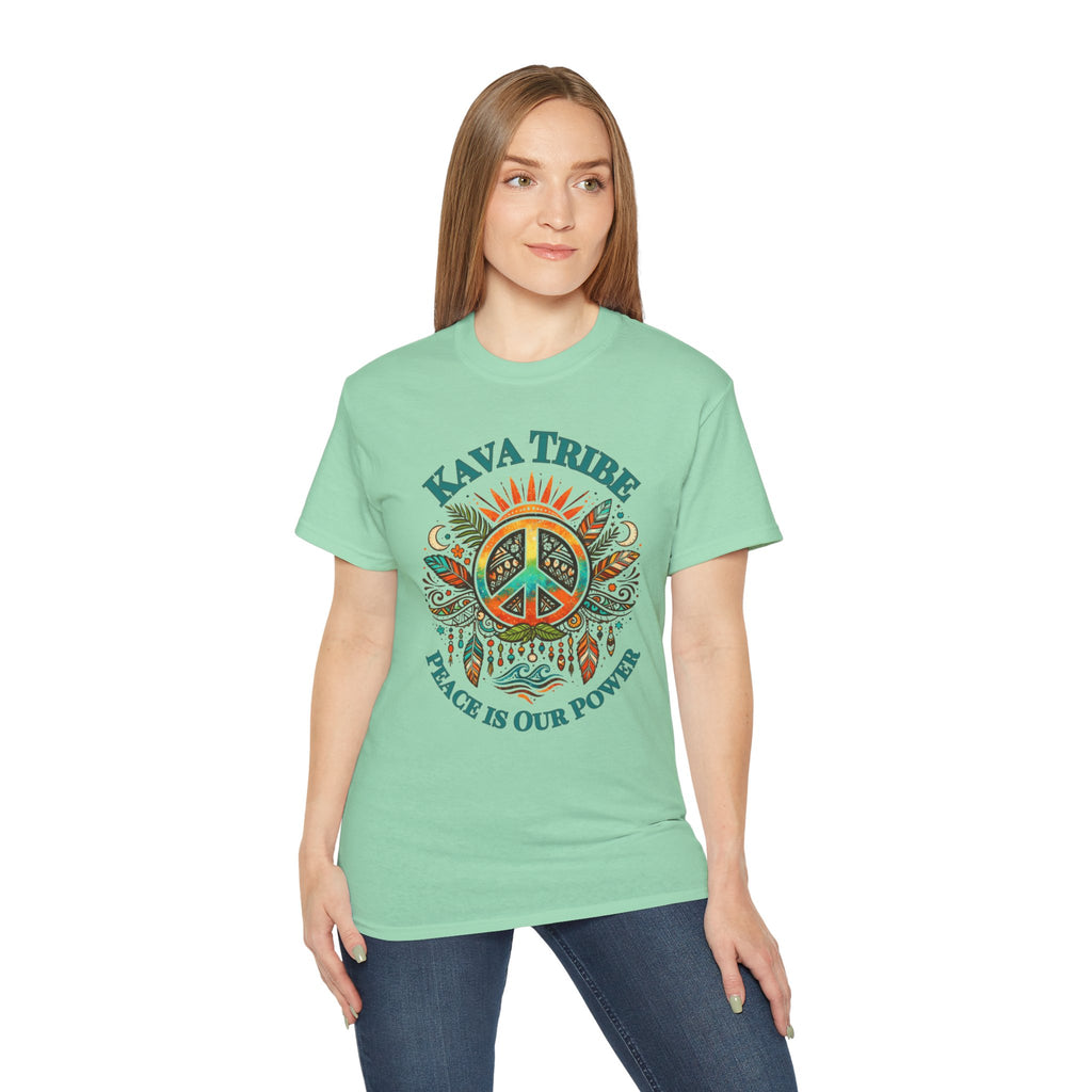 Kava Tribe Peace Is Our Power T-Shirt