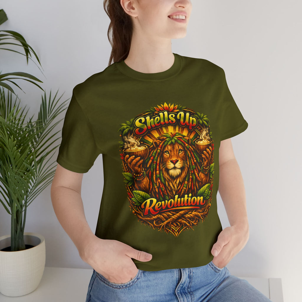 Shells Up Revolution Lion T-Shirt